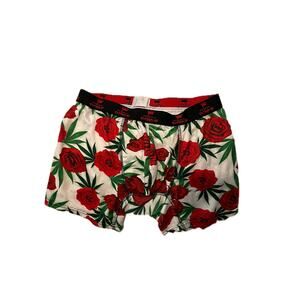 Urban Extreme Roses Boxer Brief Womans L 14-16